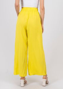 Pantalón wide leg cintura alta fruncida sold by Shasa