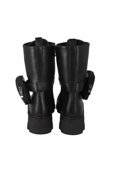 Bota combat larga con monedero sold by Shasa product image thumbnail 4