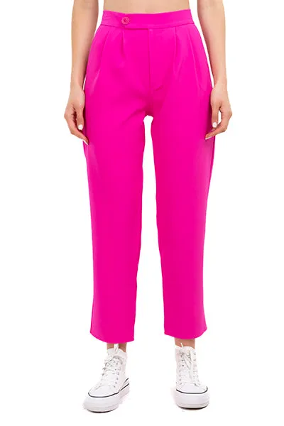 Pantalón Recto Liso Botón sold by Shasa