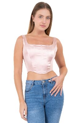 Top corset satinado sold by Shasa