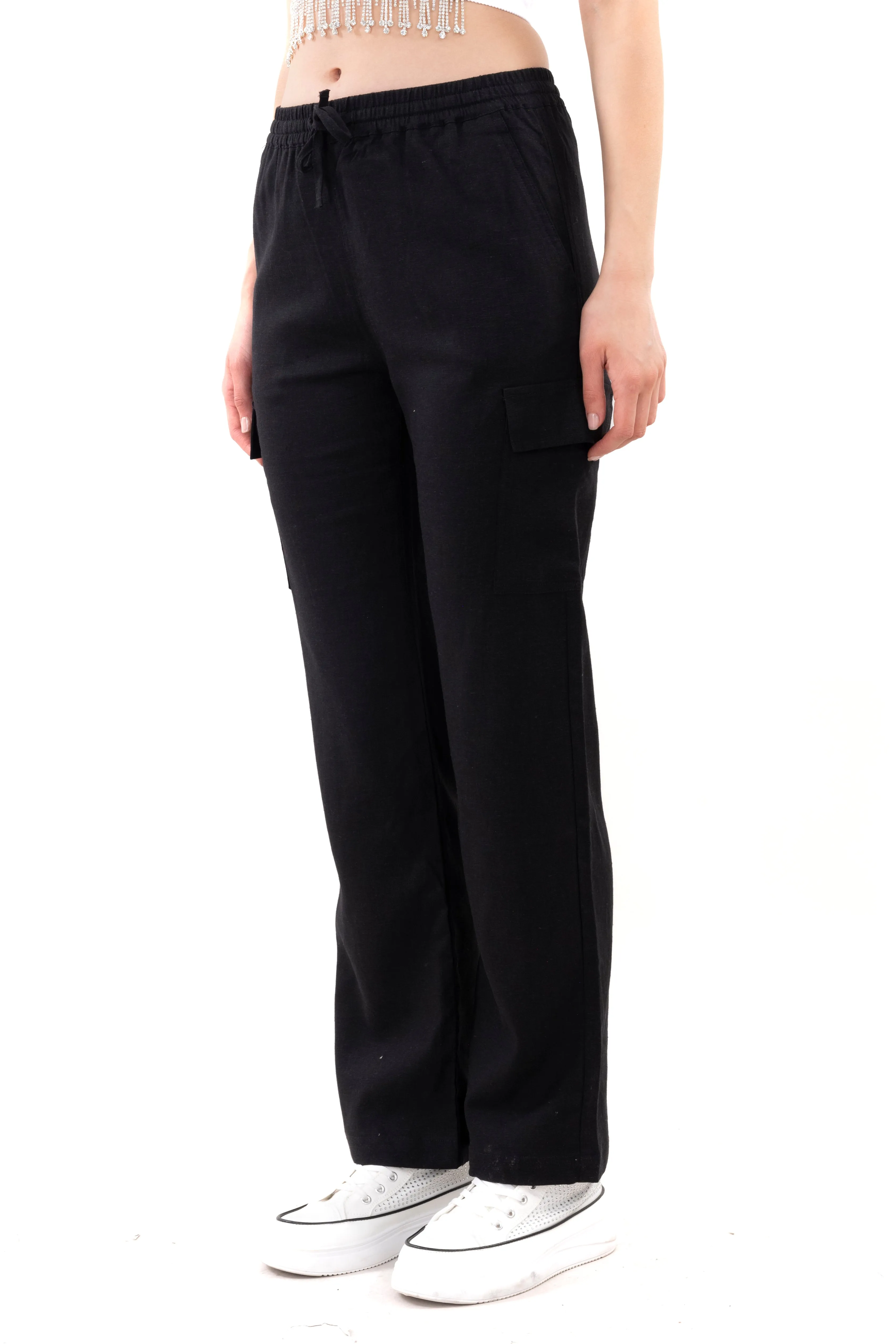 Pantalón recto cargo elástico sold by Shasa product image thumbnail 3