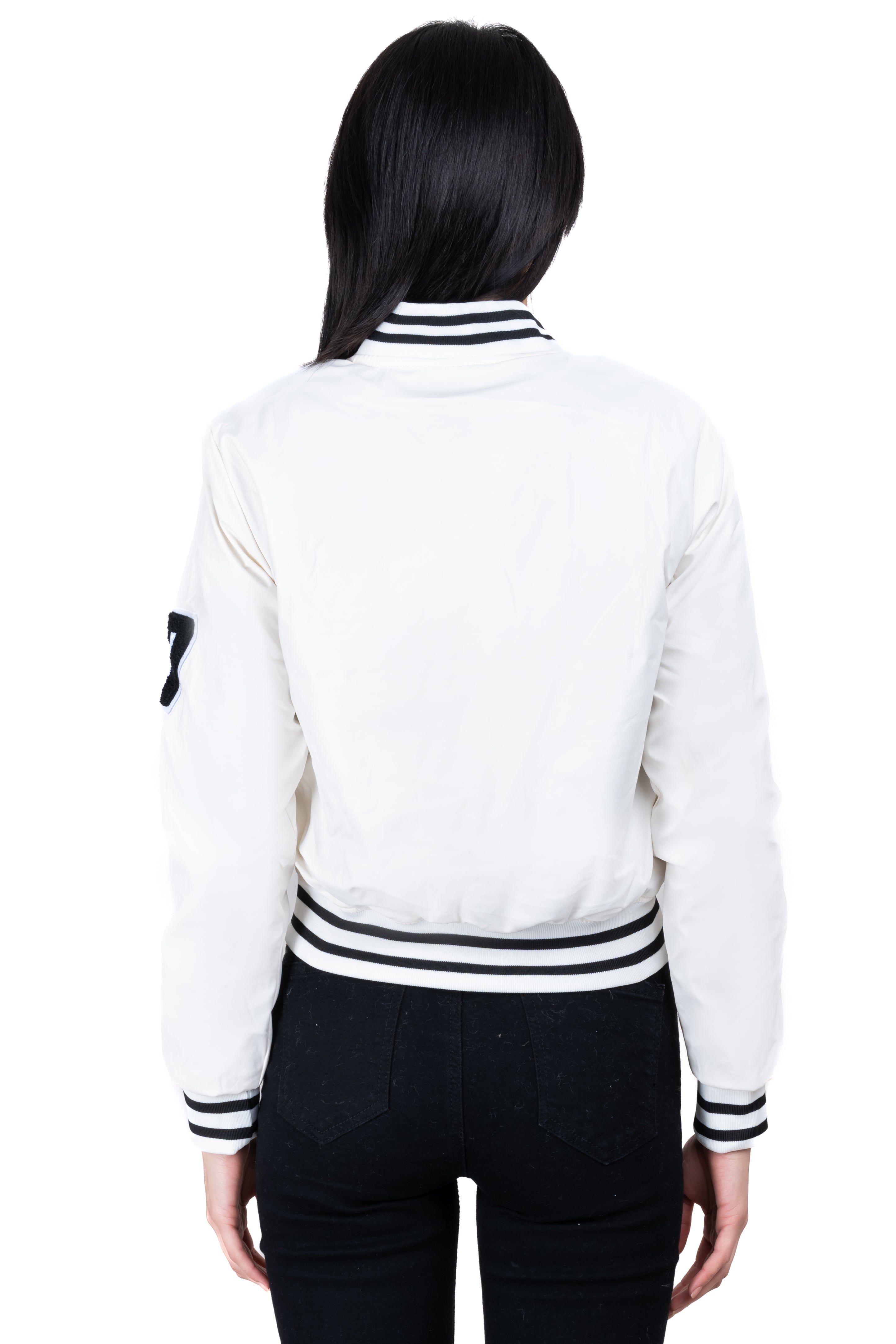 Chamarra bomber parches texto sold by Shasa product image thumbnail 4