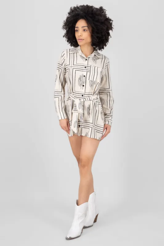 Vestido camisero cactus Hypsters sold by Shasa