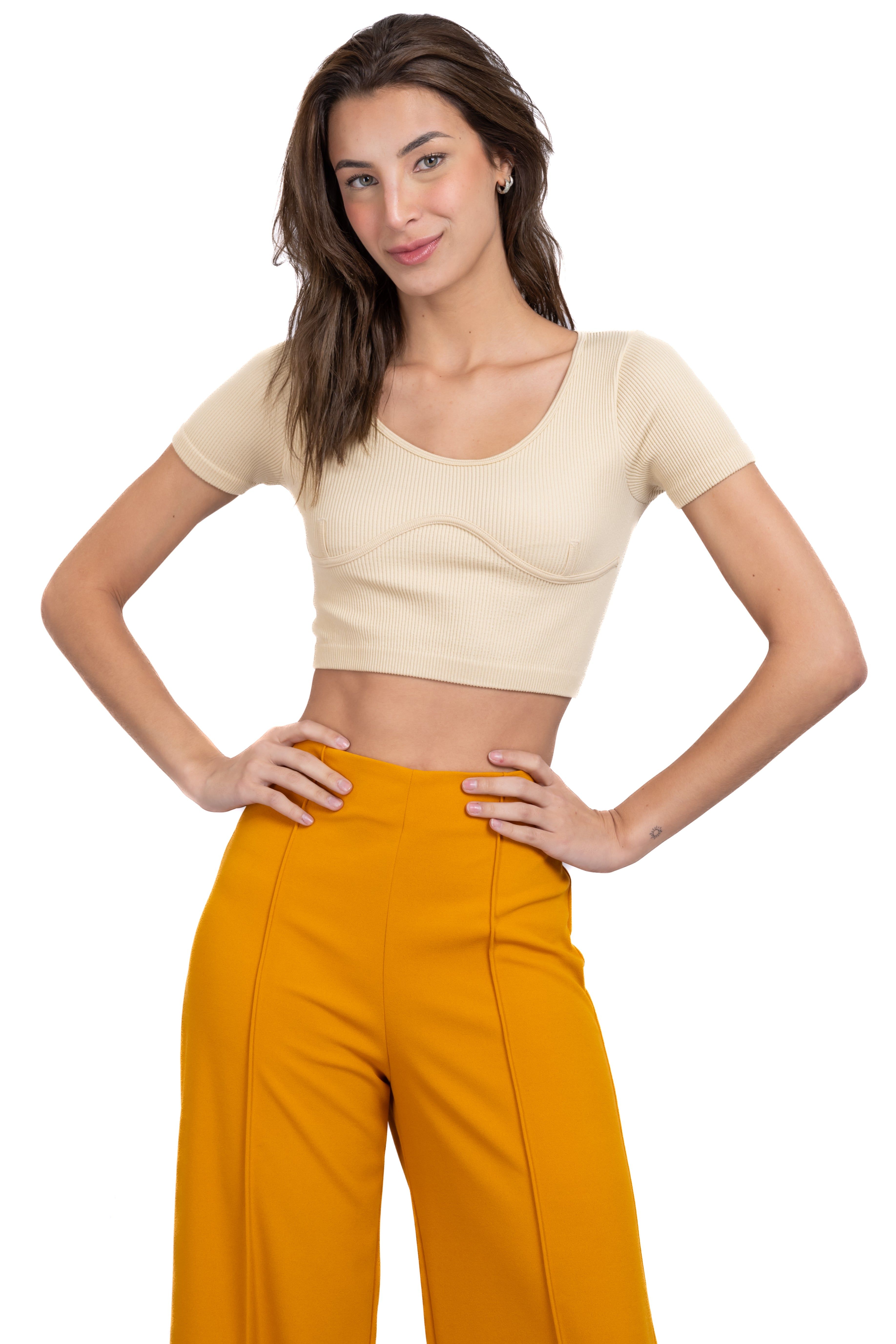 Top seamless manga corta sold by Shasa product image thumbnail 2