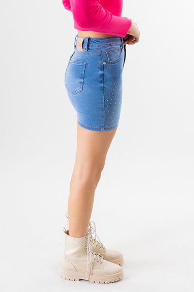 Falda mini denim brillos sold by Shasa product image thumbnail 3
