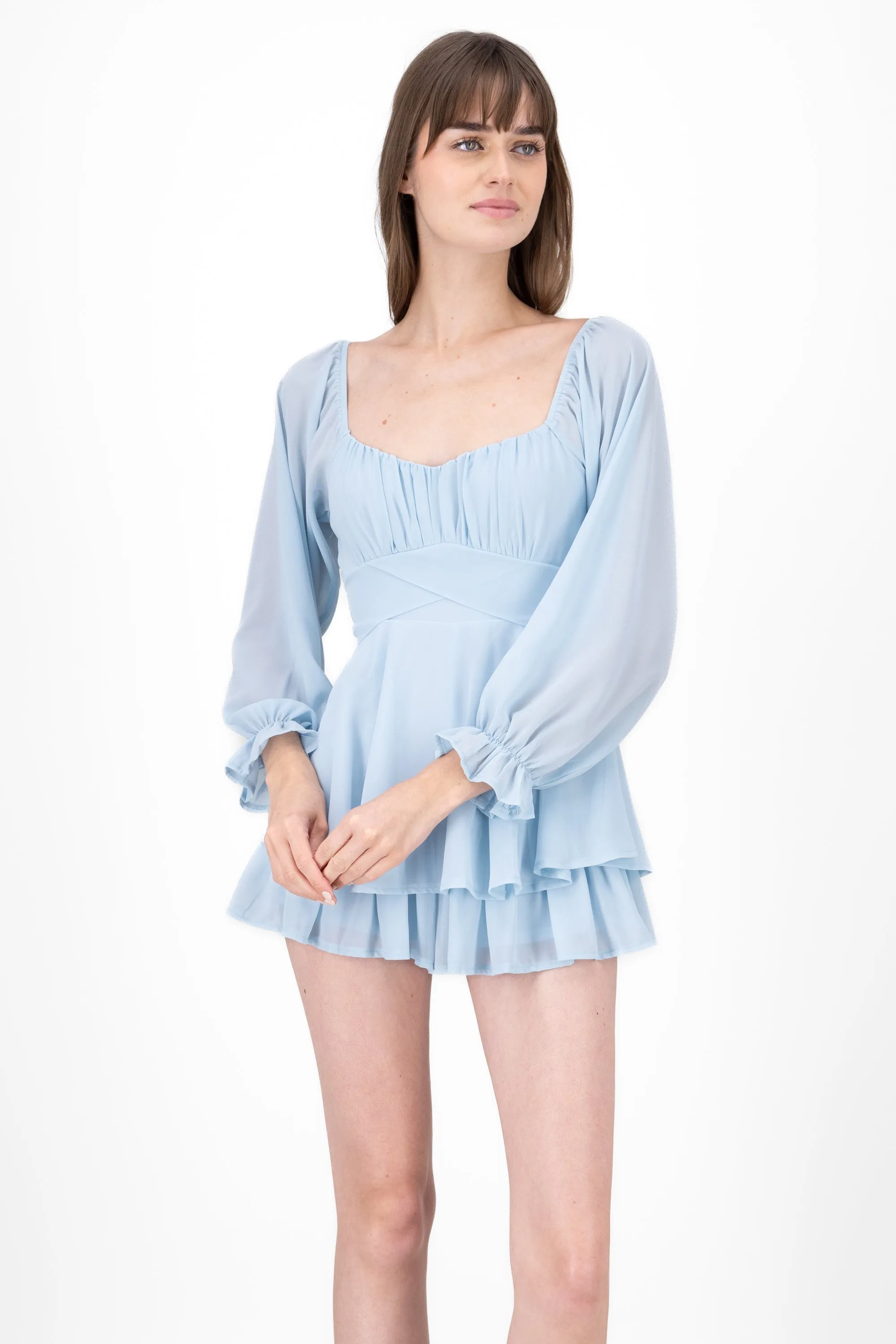 Vestido mini manga larga mesh sold by Shasa product image thumbnail 2