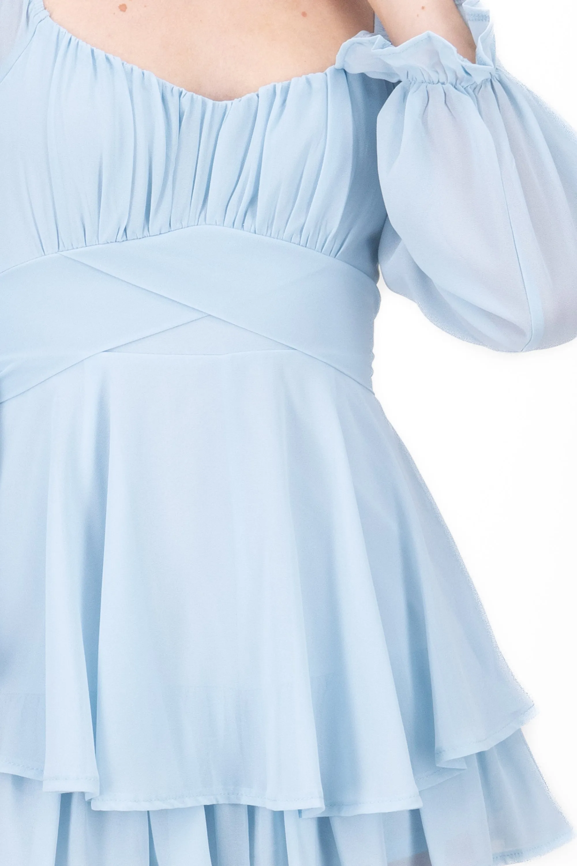 Vestido mini manga larga mesh sold by Shasa product image thumbnail 5