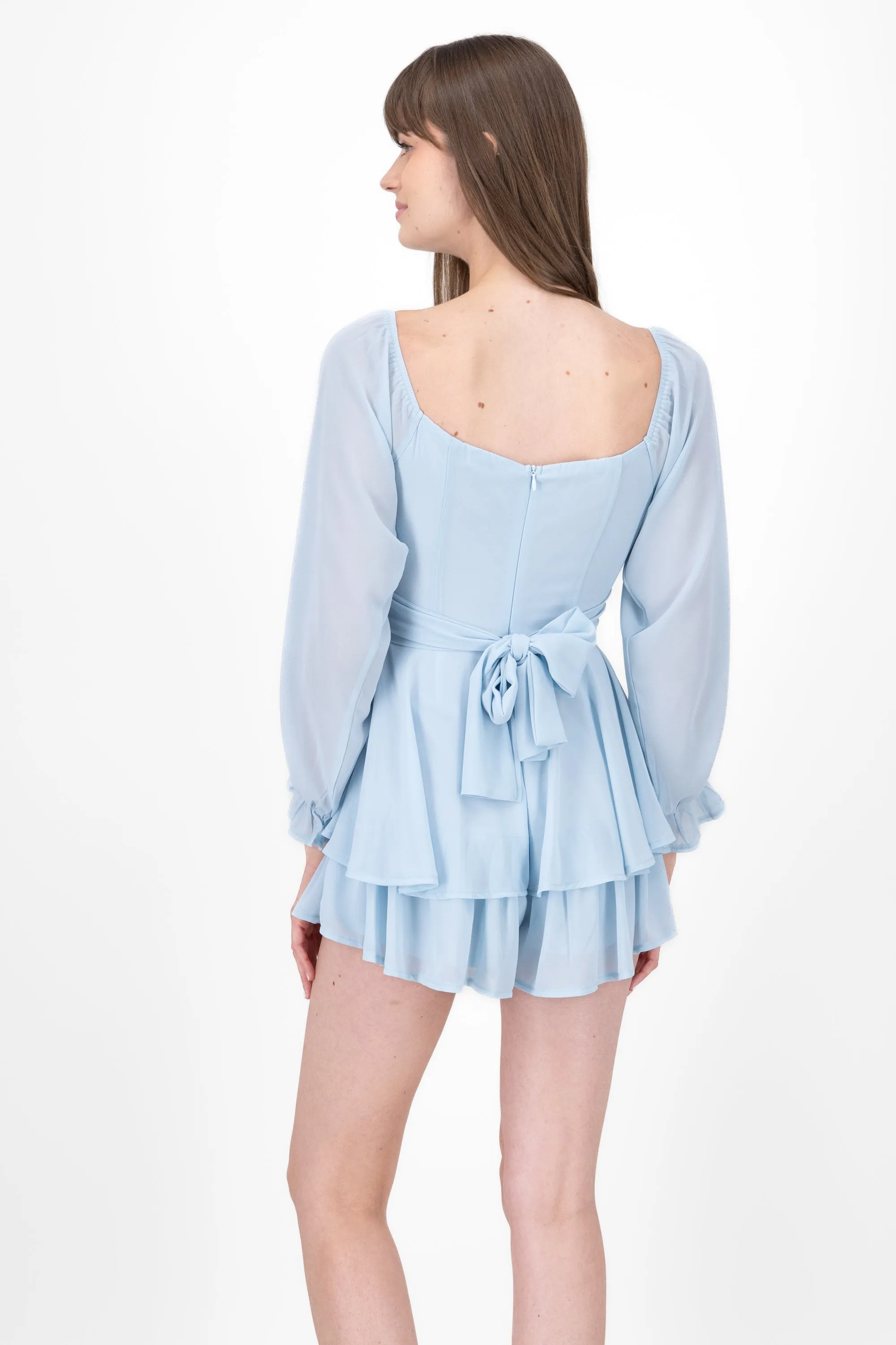 Vestido mini manga larga mesh sold by Shasa product image thumbnail 4