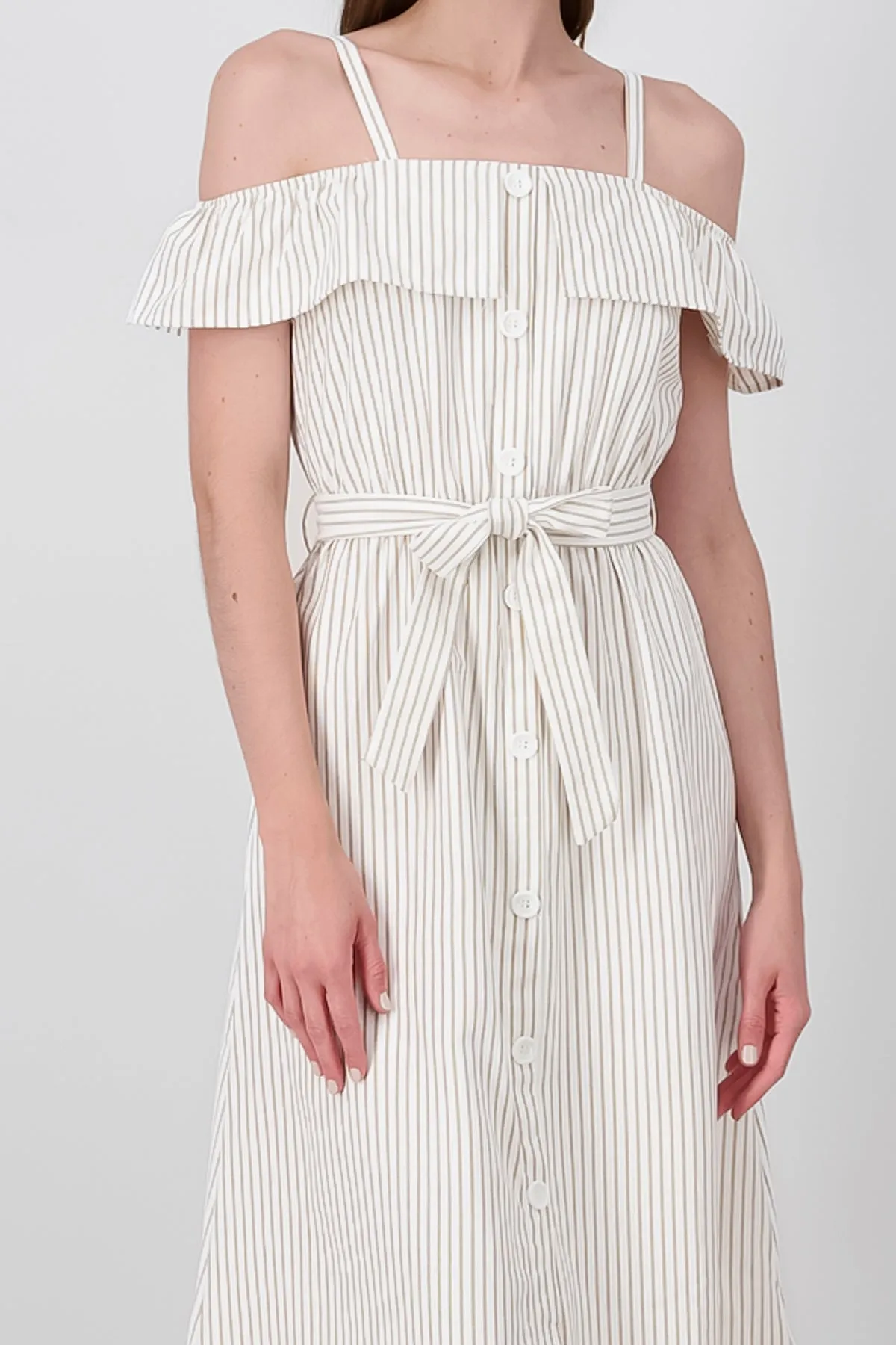 Vestido mini detalle botones rayas sold by Shasa product image thumbnail 5