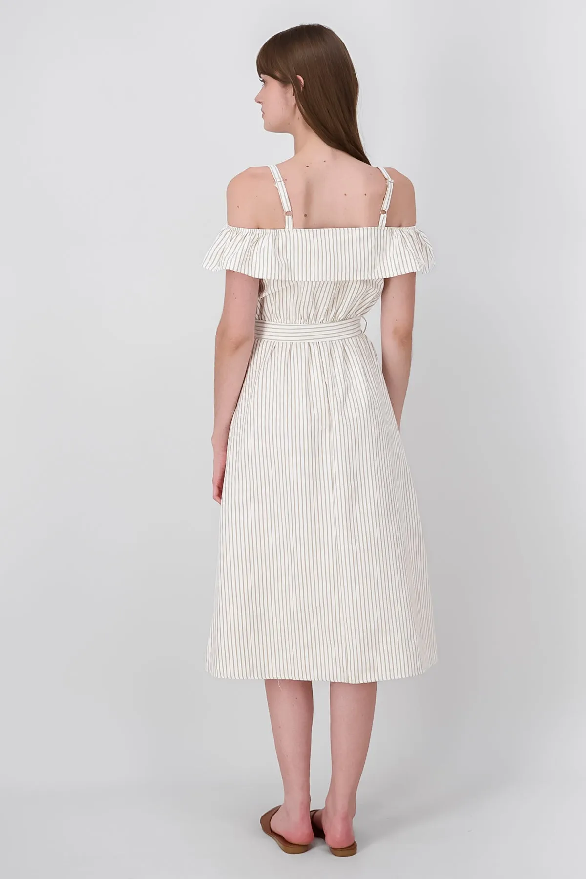 Vestido mini detalle botones rayas sold by Shasa product image thumbnail 4