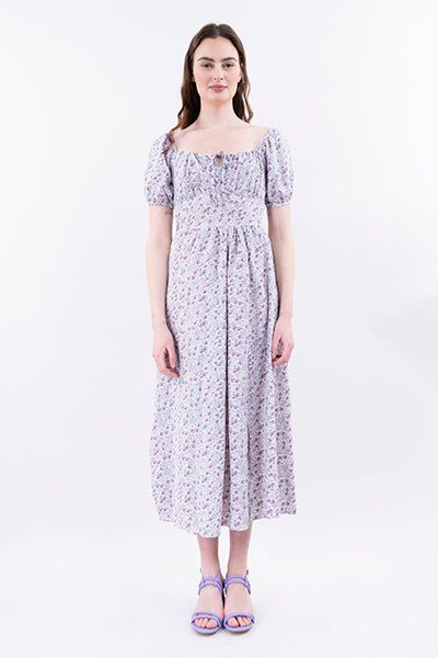 Vestido Midi Smock Flores sold by Shasa product image thumbnail 2