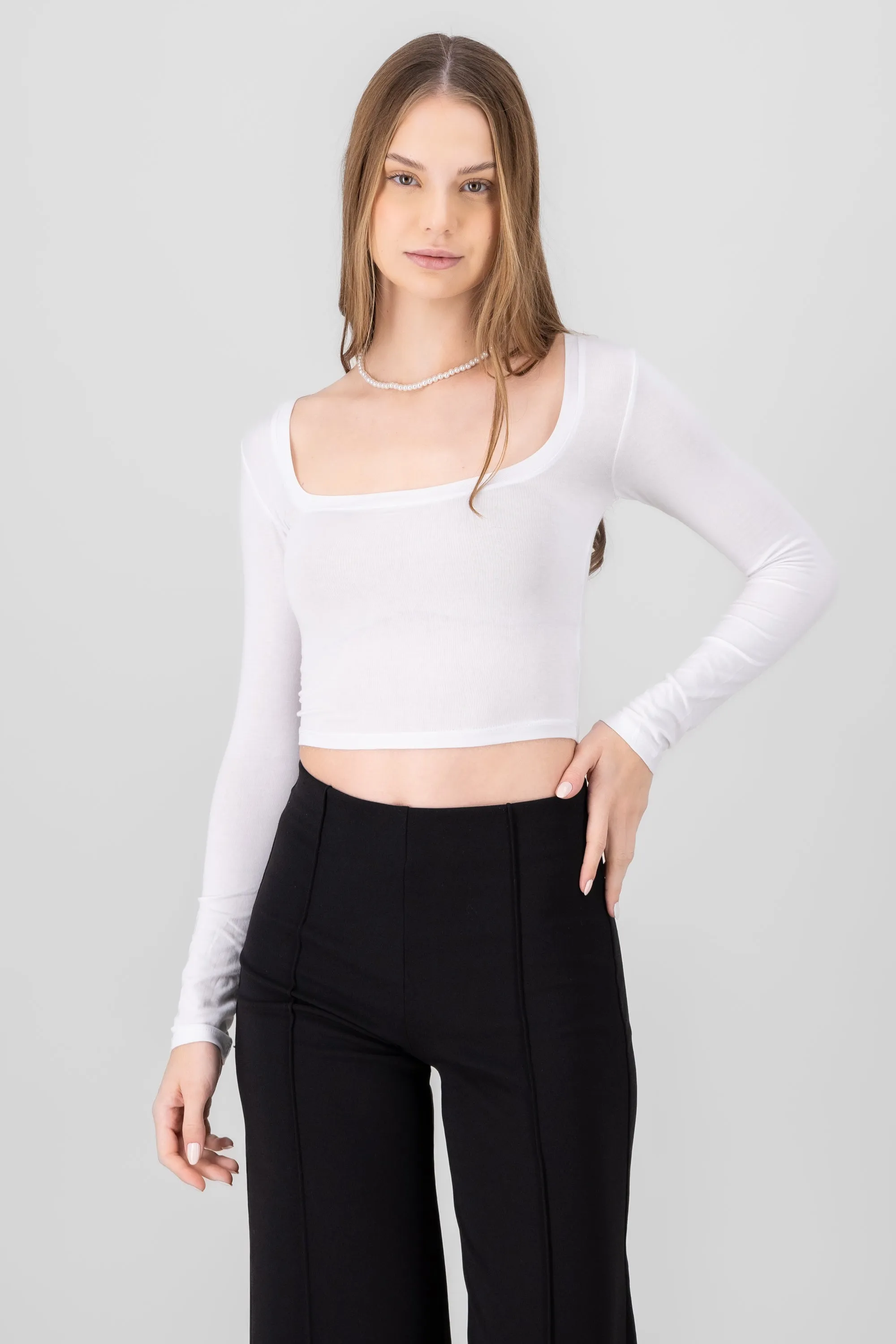 Top de manga larga liso sold by Shasa product image thumbnail 2