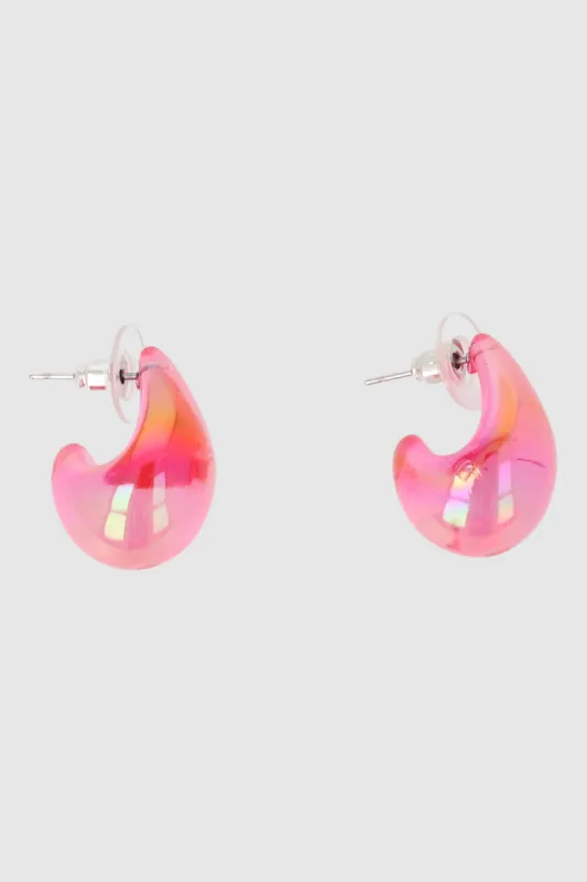 Aretes de gota transparente sold by Shasa