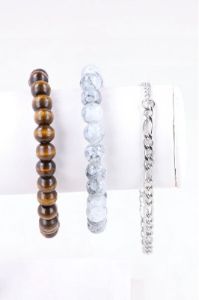 Set 3 pulseras multidiseños sold by Shasa