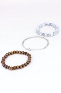Set 3 pulseras multidiseños sold by Shasa