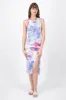 Vestido Maxi Flores Detalle Plisado sold by Shasa