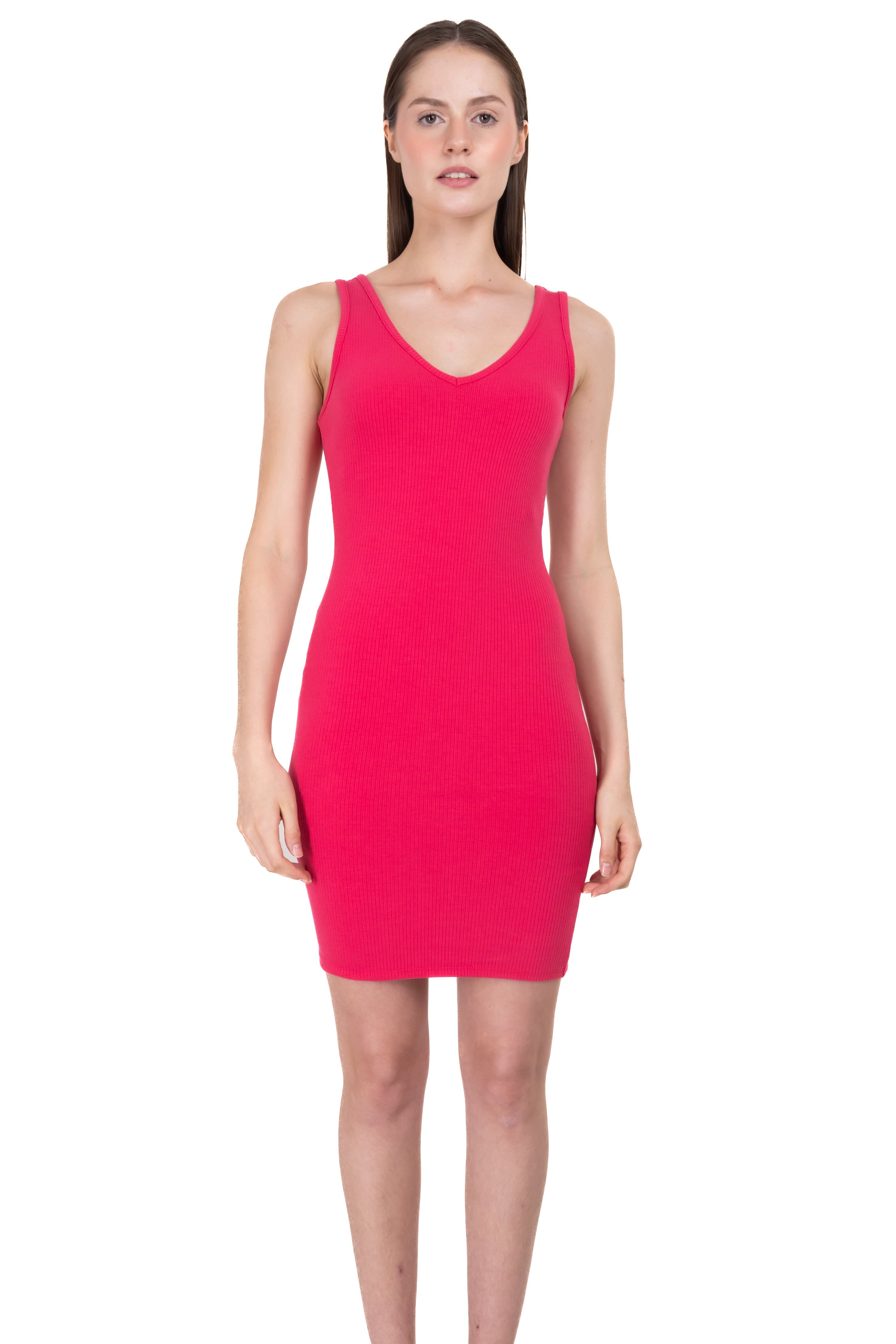 Vestido mini bodycon acanalado sold by Shasa