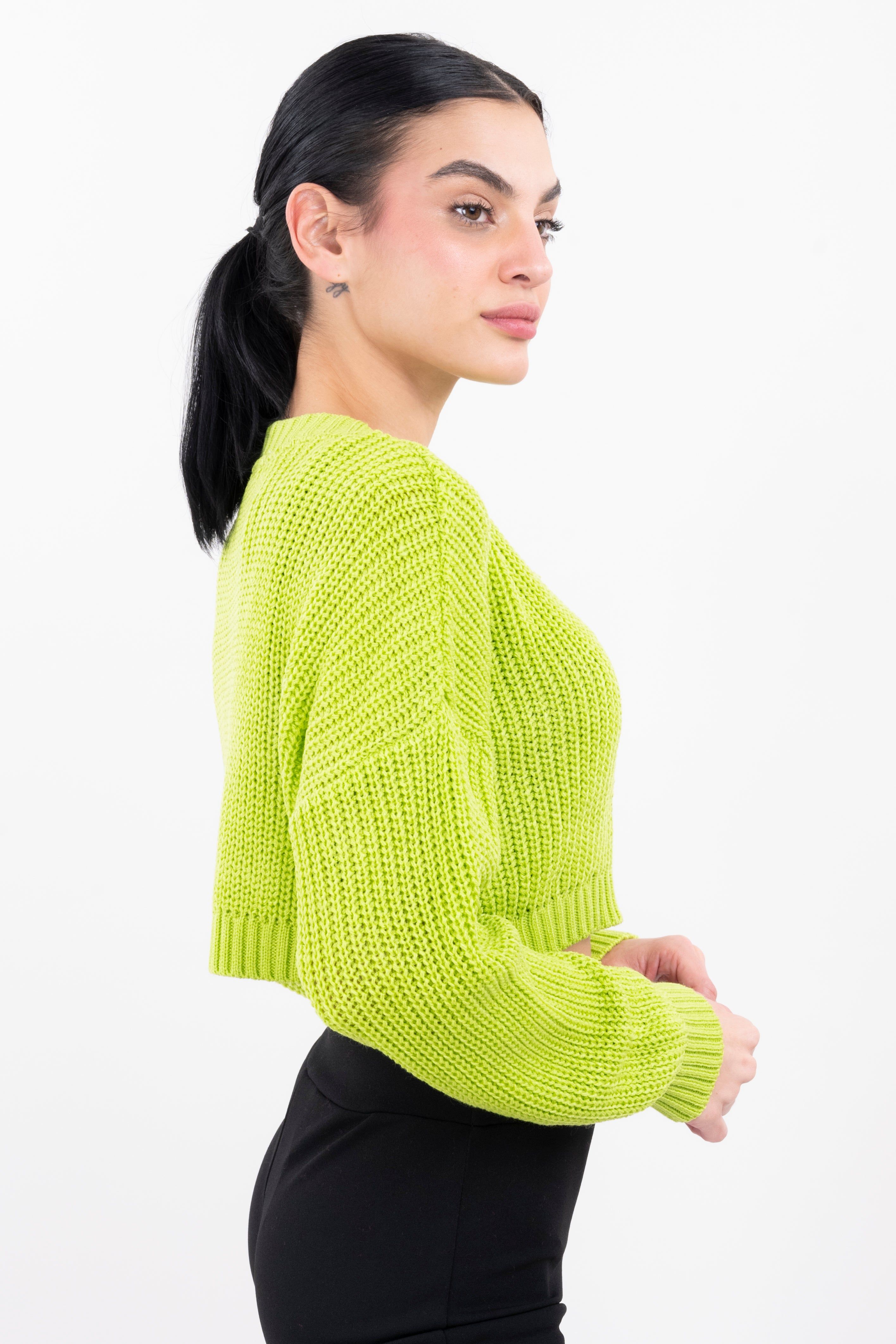 Suéter crop monocolor sold by Shasa product image thumbnail 3