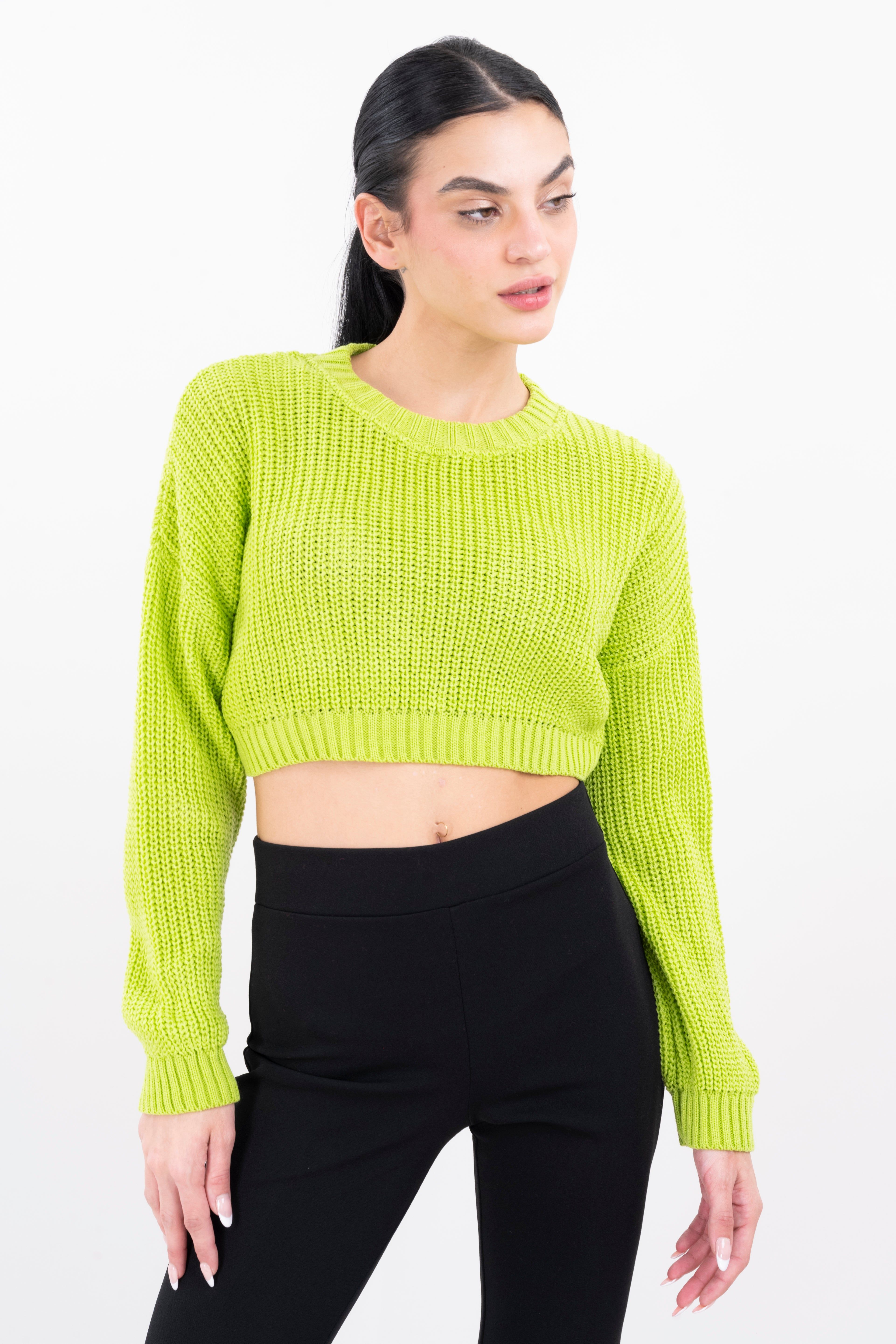 Suéter crop monocolor sold by Shasa product image thumbnail 2