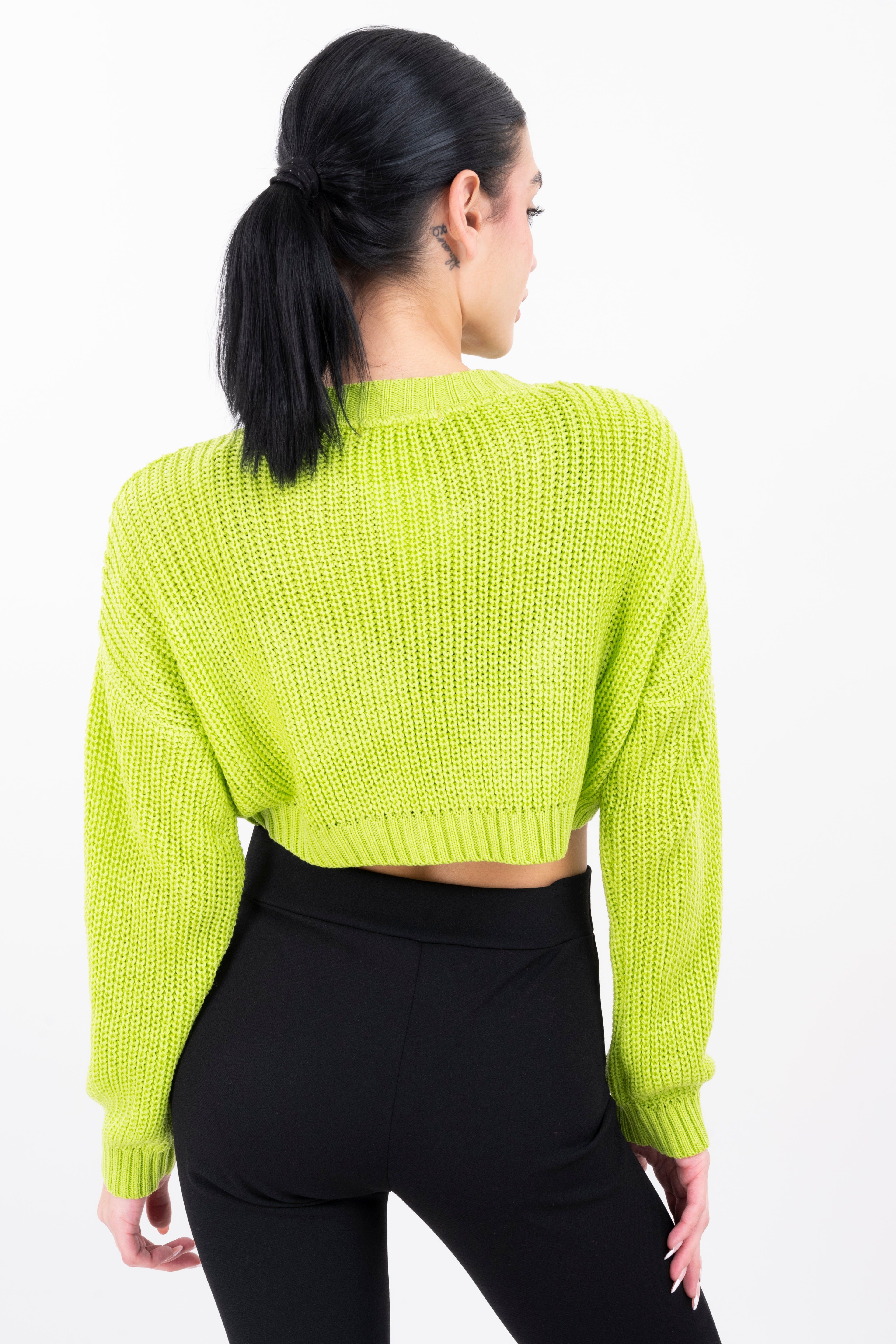 Suéter crop monocolor sold by Shasa product image thumbnail 4