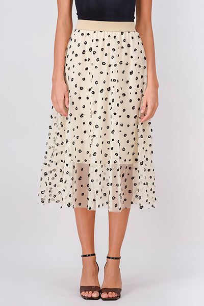 Falda Midi Animal Print Flock sold by Shasa product image thumbnail 2