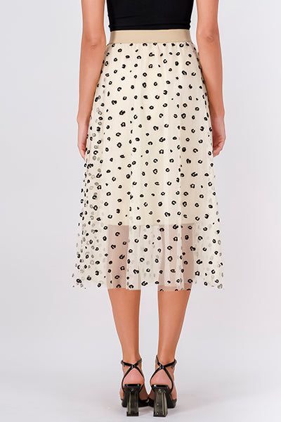 Falda Midi Animal Print Flock sold by Shasa product image thumbnail 4