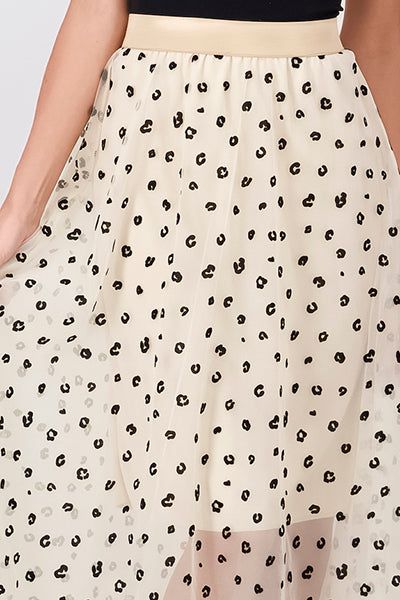 Falda Midi Animal Print Flock sold by Shasa product image thumbnail 5