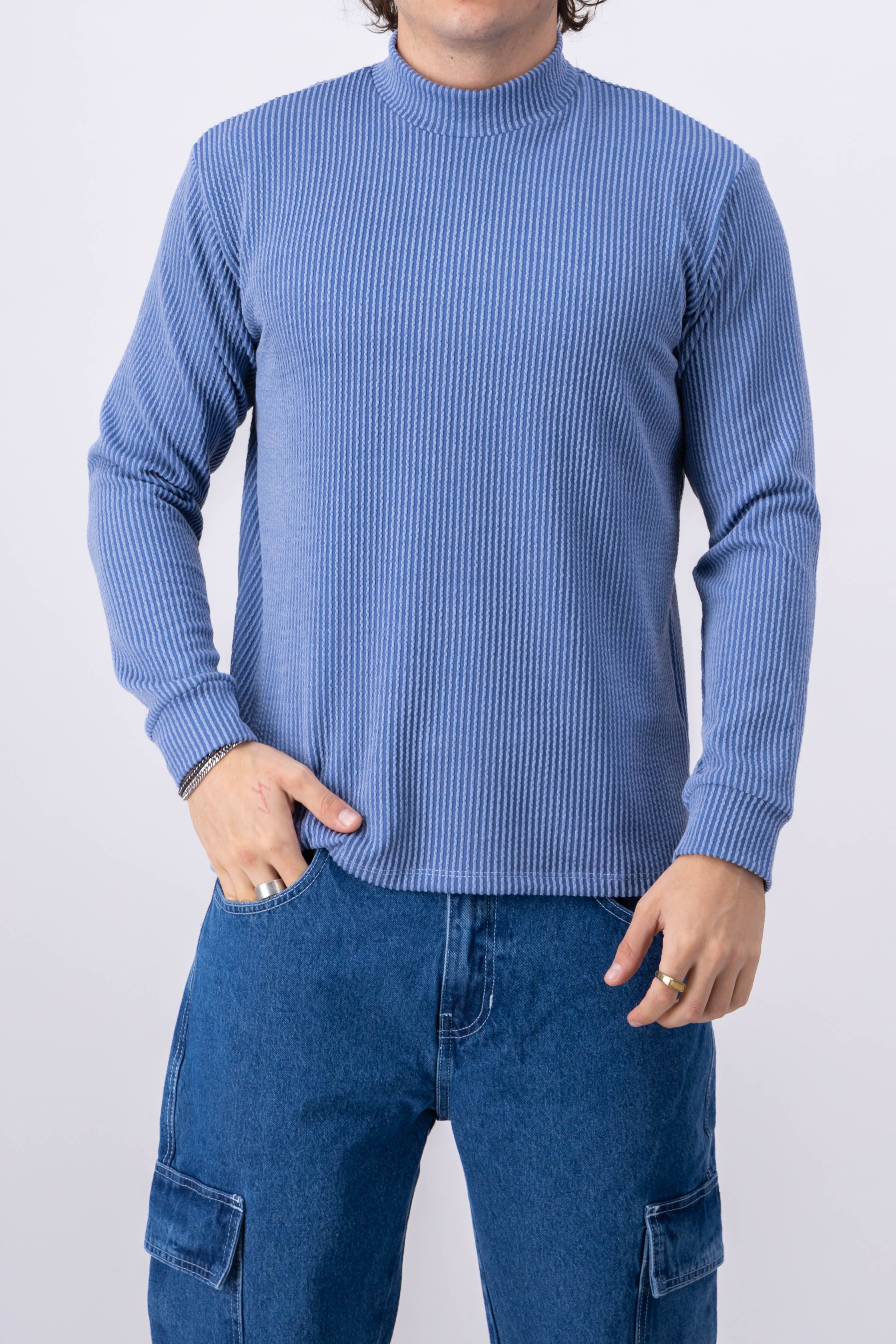 Suéter ligero líneas textura sold by Shasa