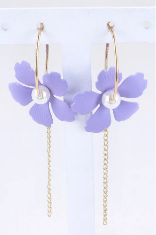 Arracadas Flores Color sold by Shasa