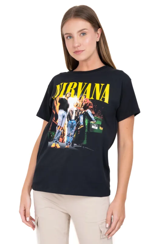 Playera cuello redondo Nirvana sold by Shasa