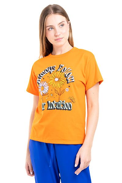 Playera flores always sold by Shasa