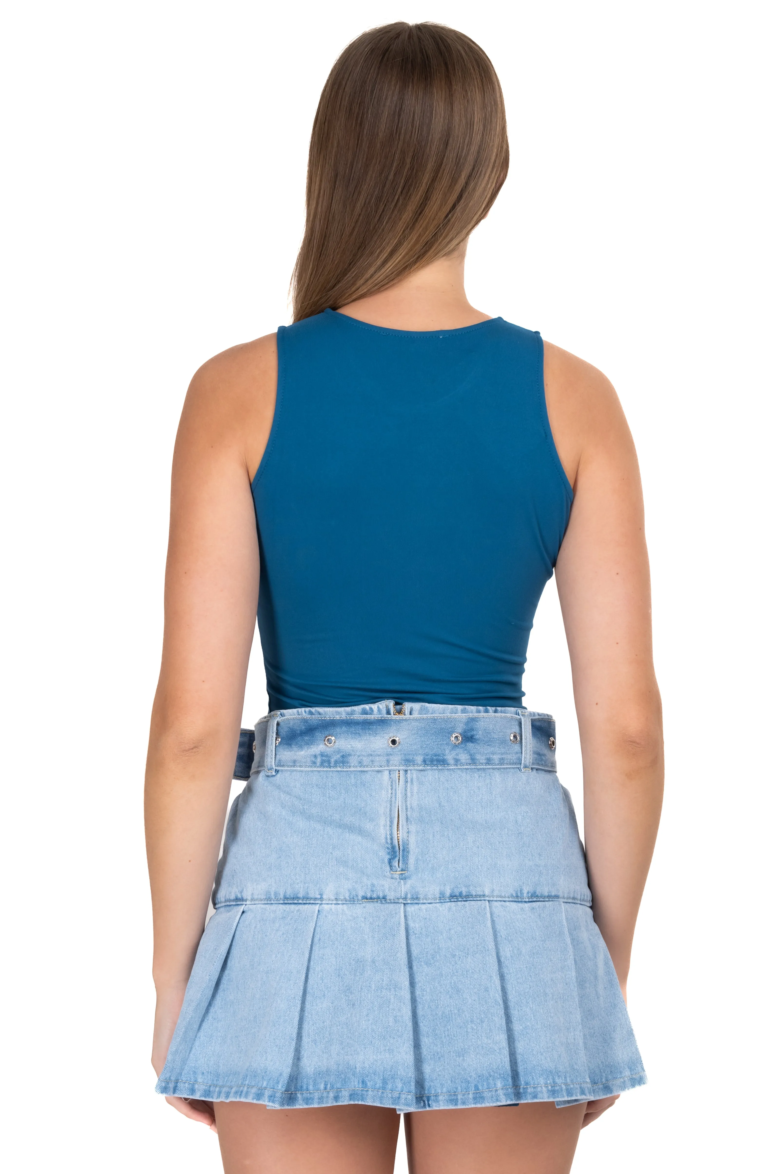 Bodysuit cuello redondo liso sold by Shasa product image thumbnail 4