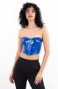 Top corset efecto piel brilloso sold by Shasa