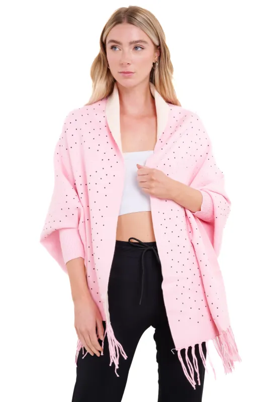 Poncho abierto  brillos sold by Shasa