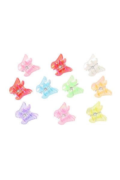 Set 10 pinzas mariposa multicolor sold by Shasa product image thumbnail 2