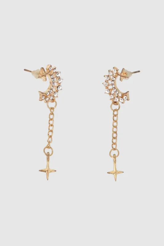 Aretes Estrellas Largo sold by Shasa