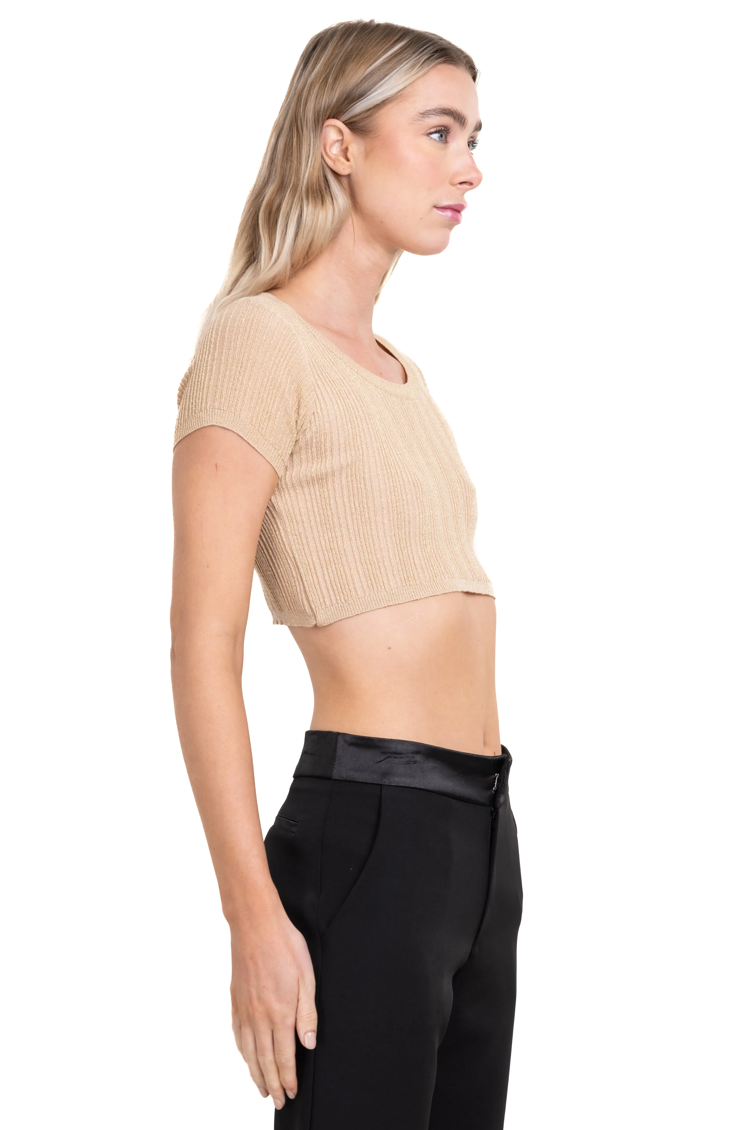 Top cuello redondo manga corta sold by Shasa product image thumbnail 3