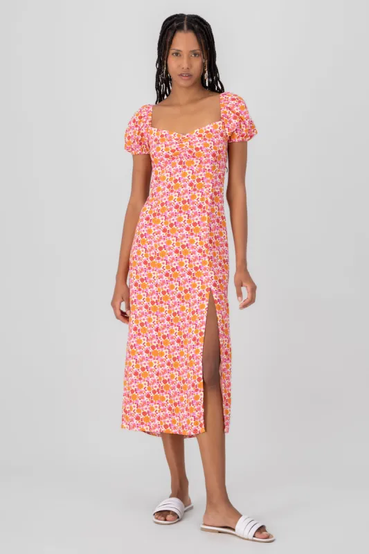 Vestido estampado flores sold by Shasa