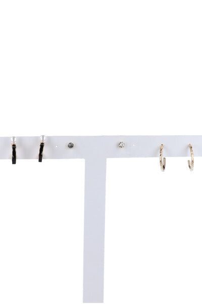 Set 3 pares aretes arracadas sold by Shasa