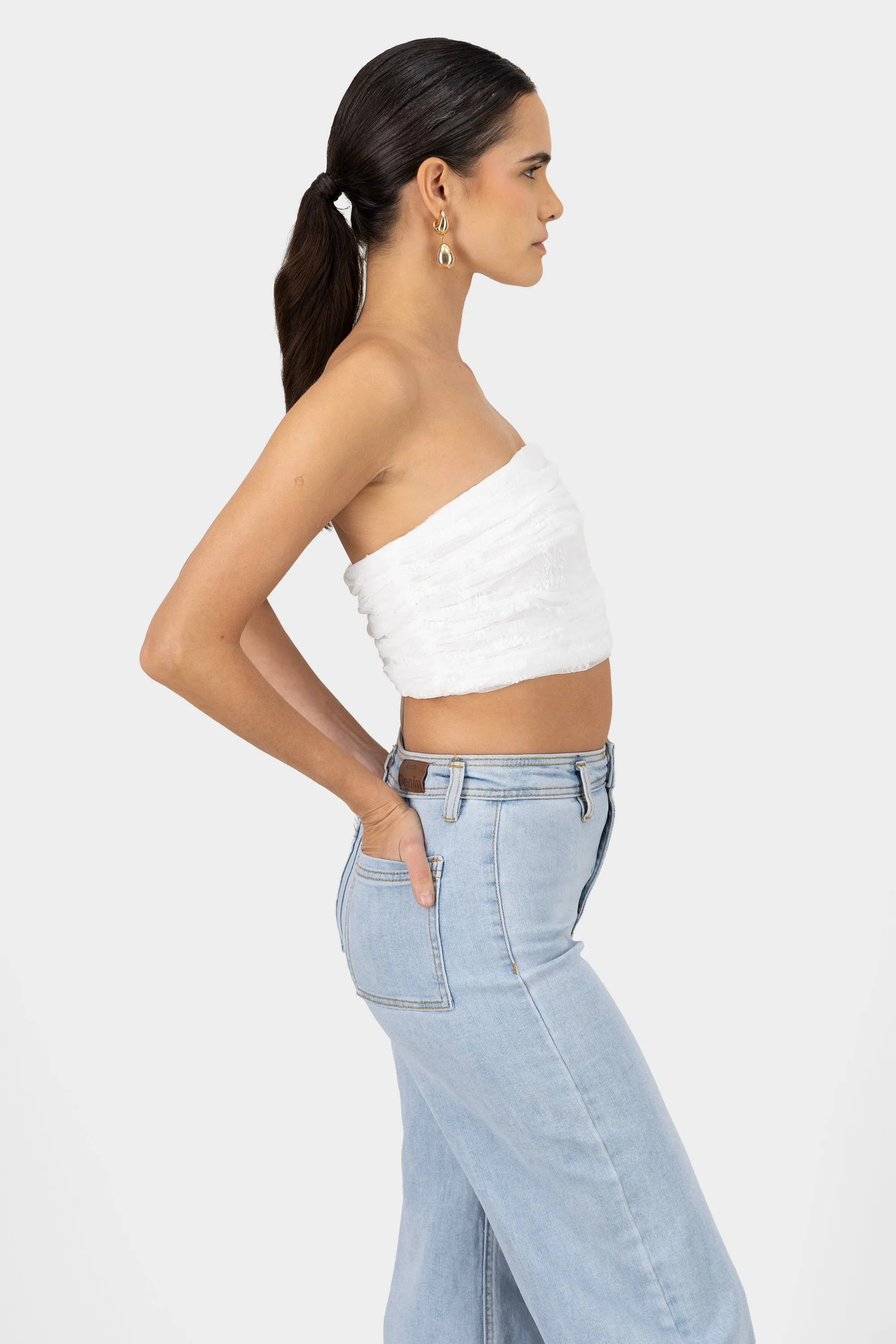 Top plisado encaje sold by Shasa product image thumbnail 3