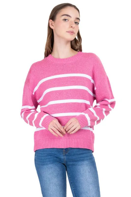 Suéter tejido rayas bicolor sold by Shasa