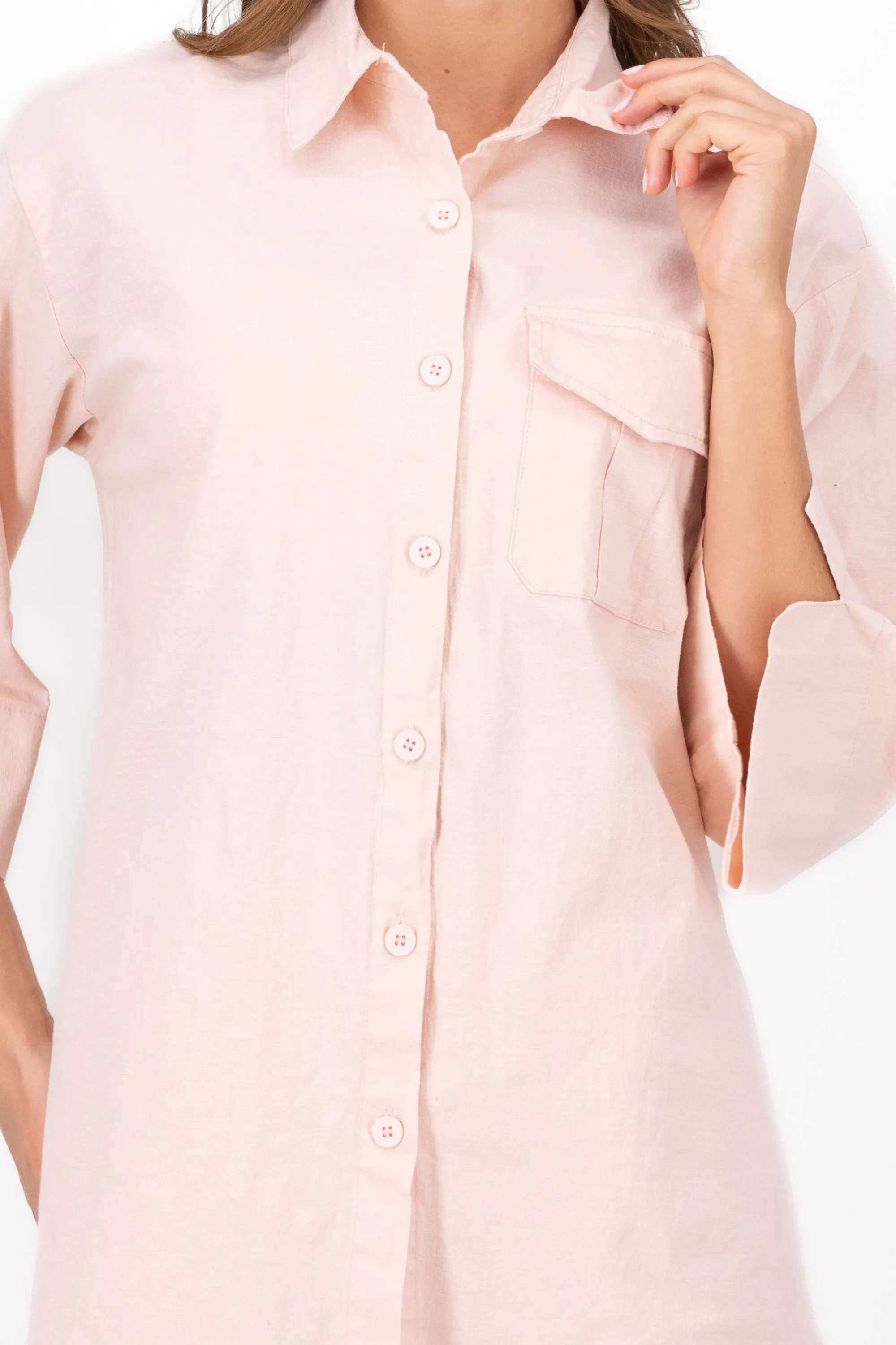 Camisa Lisa Manga Larga Det Bolsa sold by Shasa product image thumbnail 5