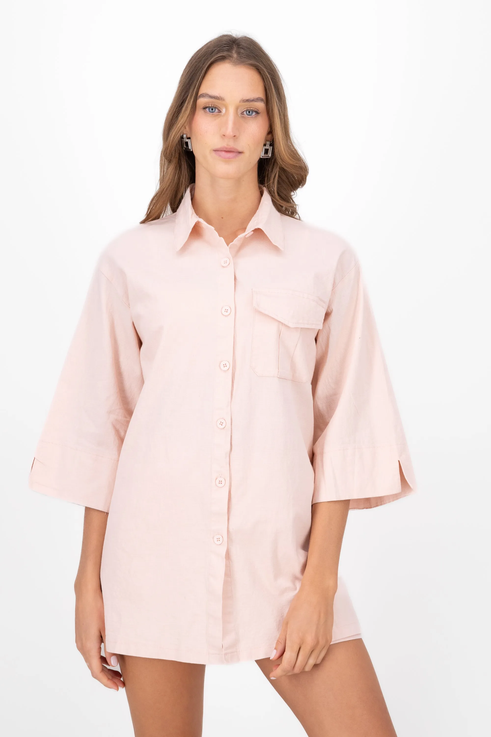 Camisa Lisa Manga Larga Det Bolsa sold by Shasa product image thumbnail 2