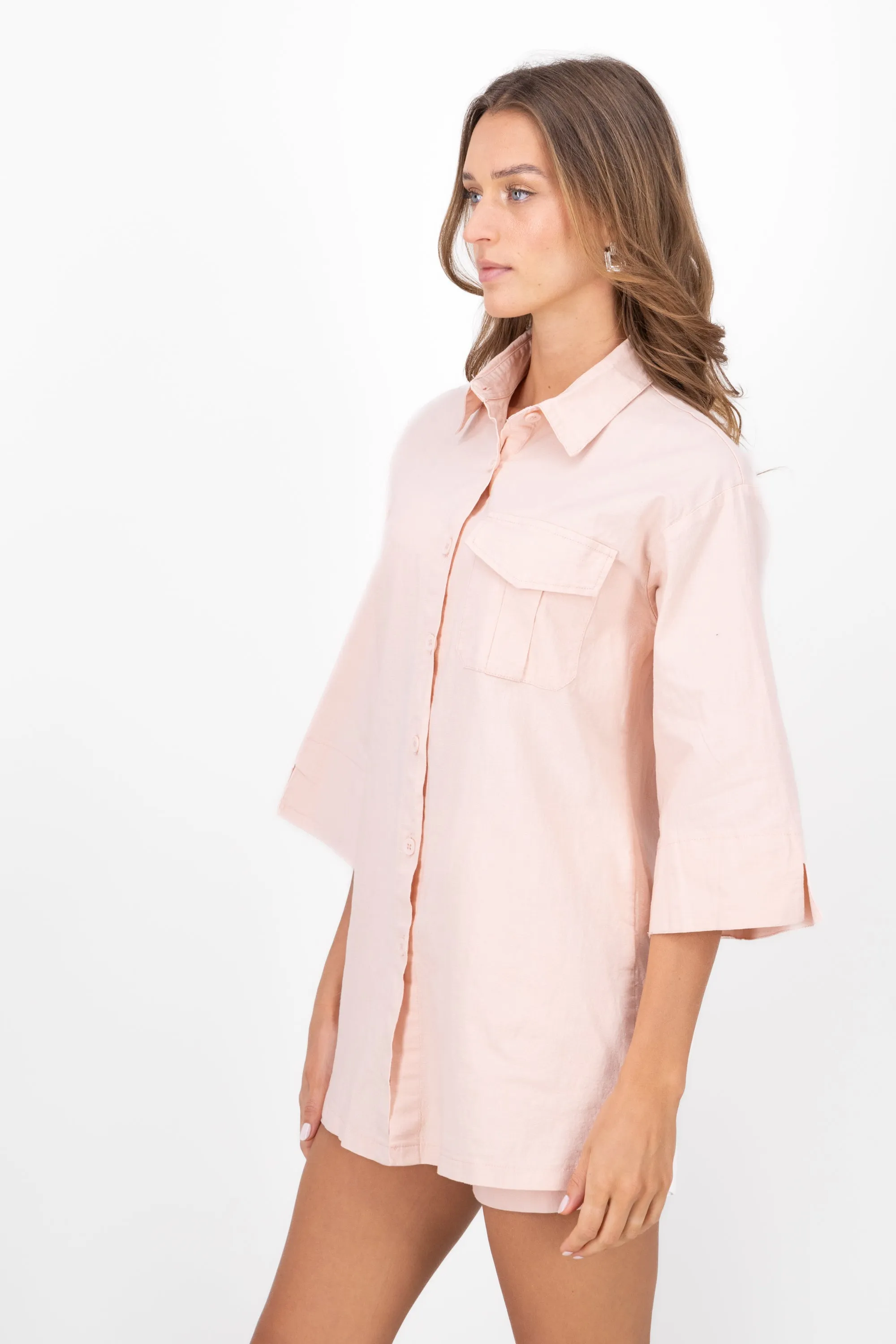 Camisa Lisa Manga Larga Det Bolsa sold by Shasa product image thumbnail 3