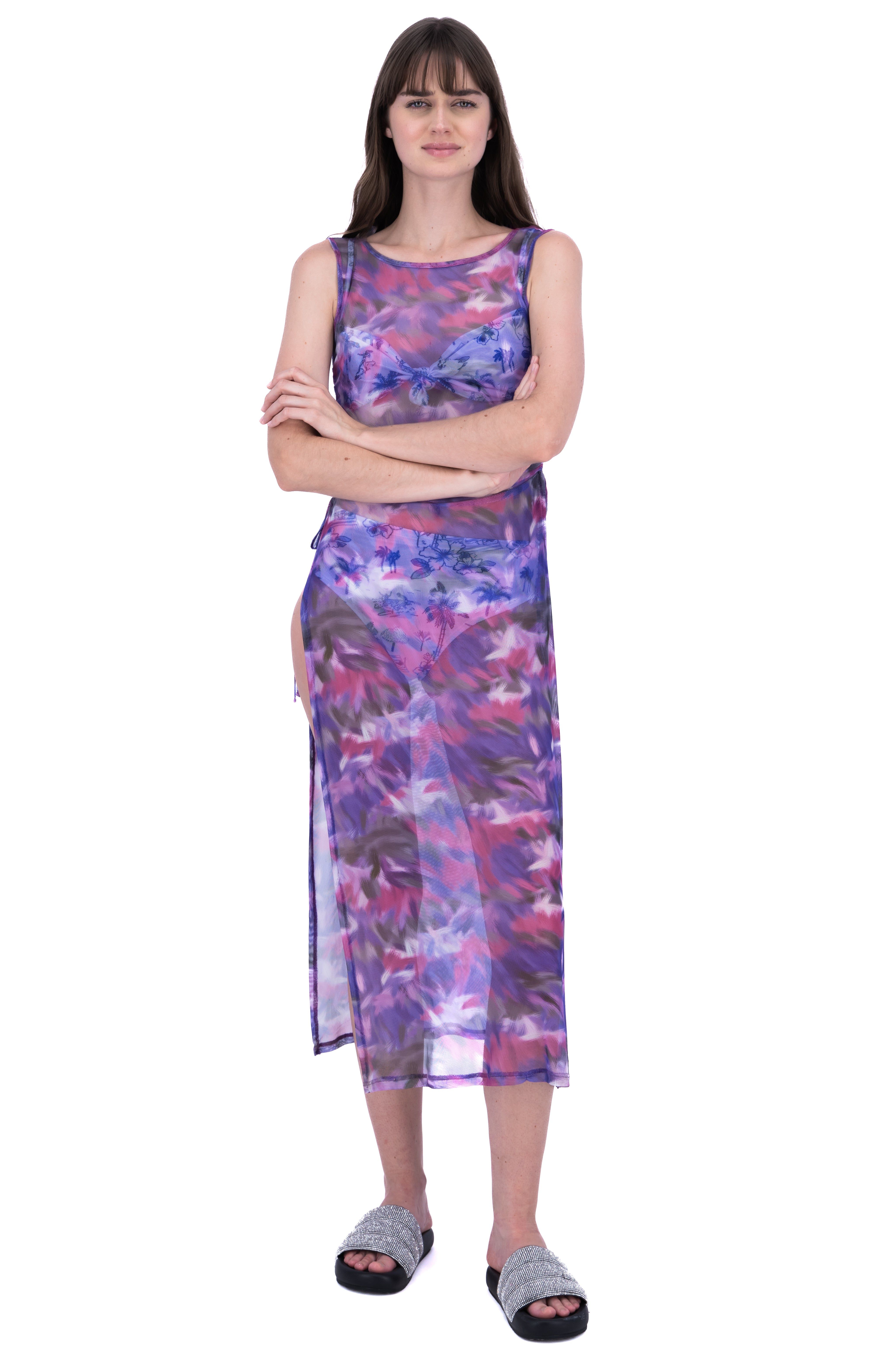 Vestido maxi efecto tie dye sold by Shasa