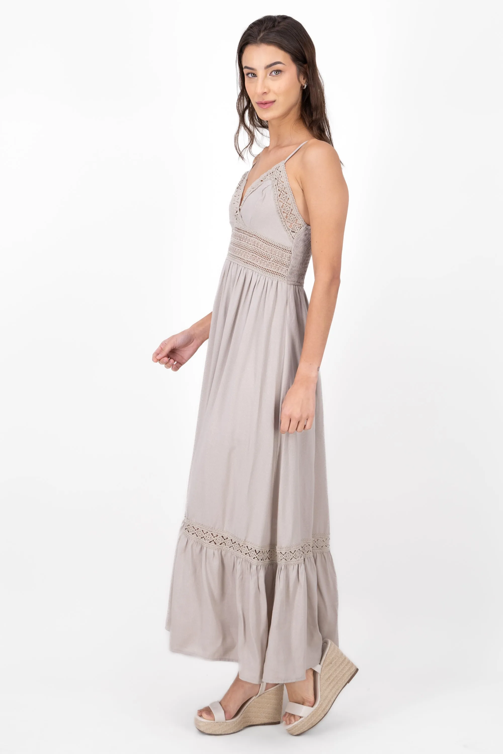 Vestido Maxi Detalles Crochet sold by Shasa product image thumbnail 3