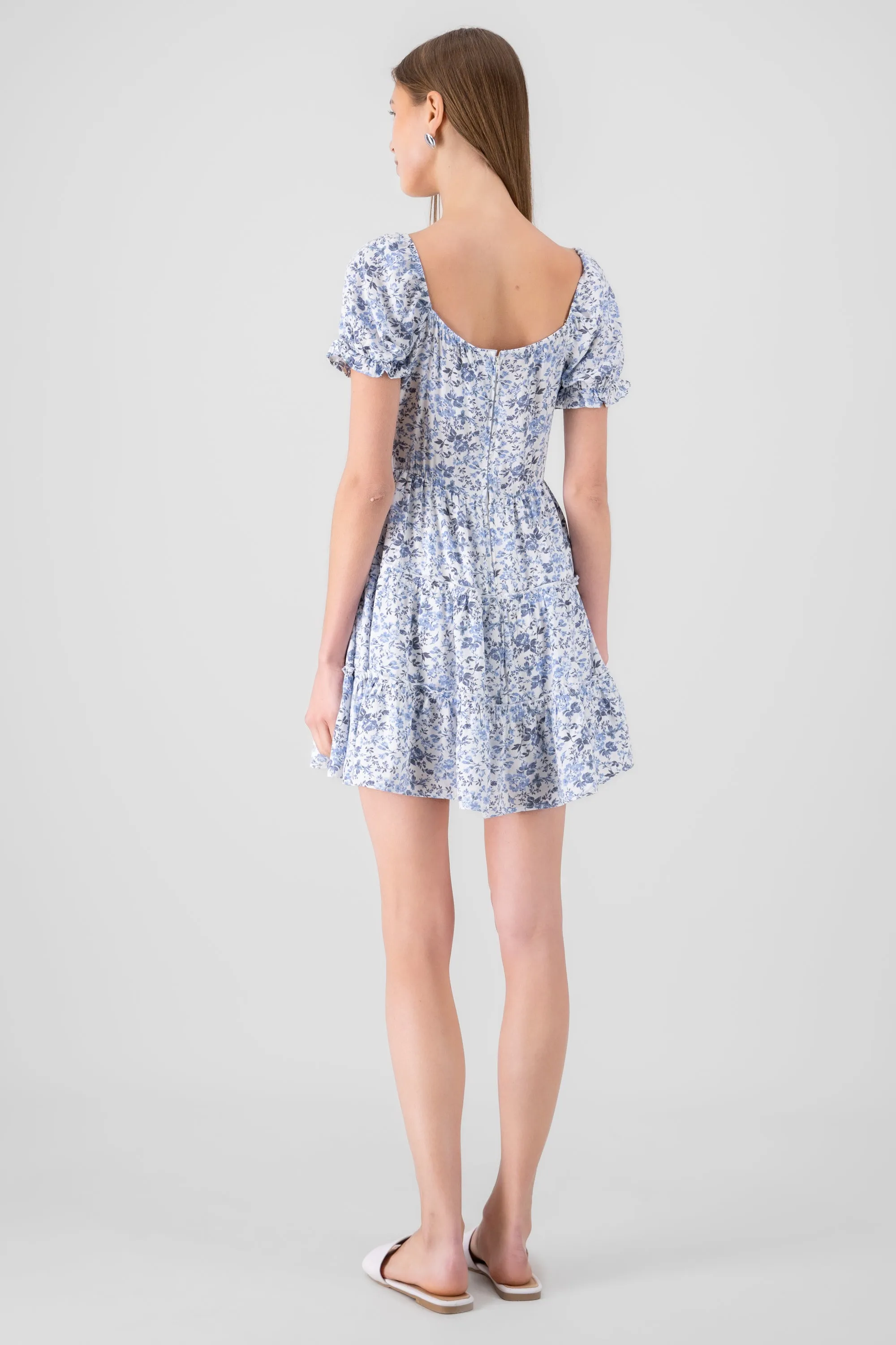 Vestido mini estampado flores sold by Shasa product image thumbnail 4