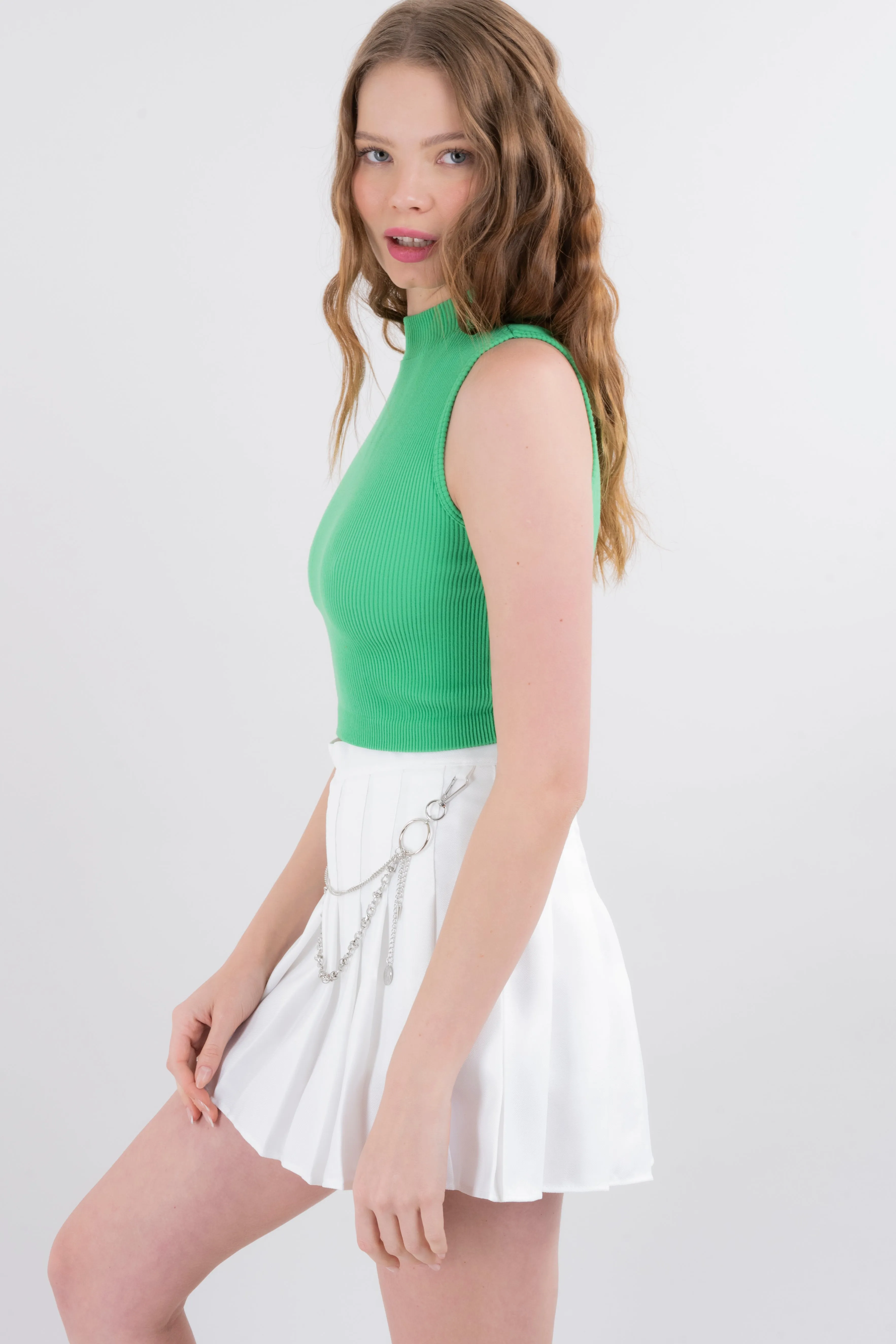 Top acanalado cuello redondo sold by Shasa product image thumbnail 3