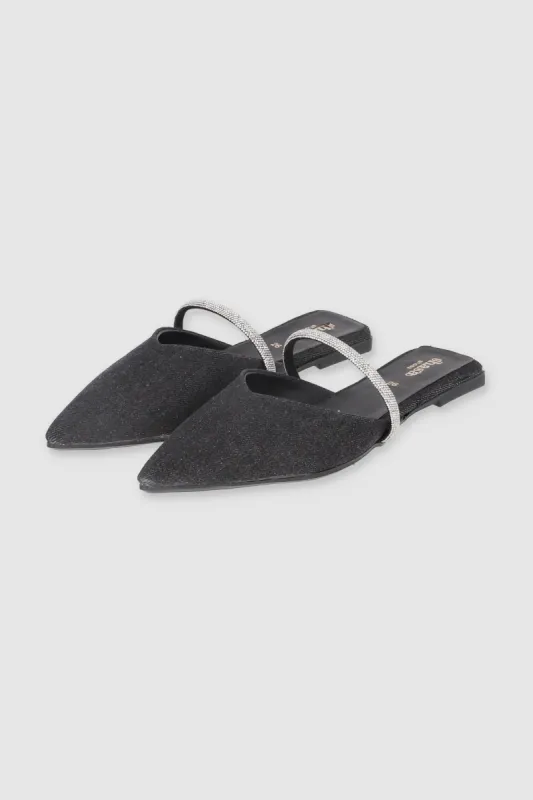 Flat Mula Brillos Pointy sold by Shasa