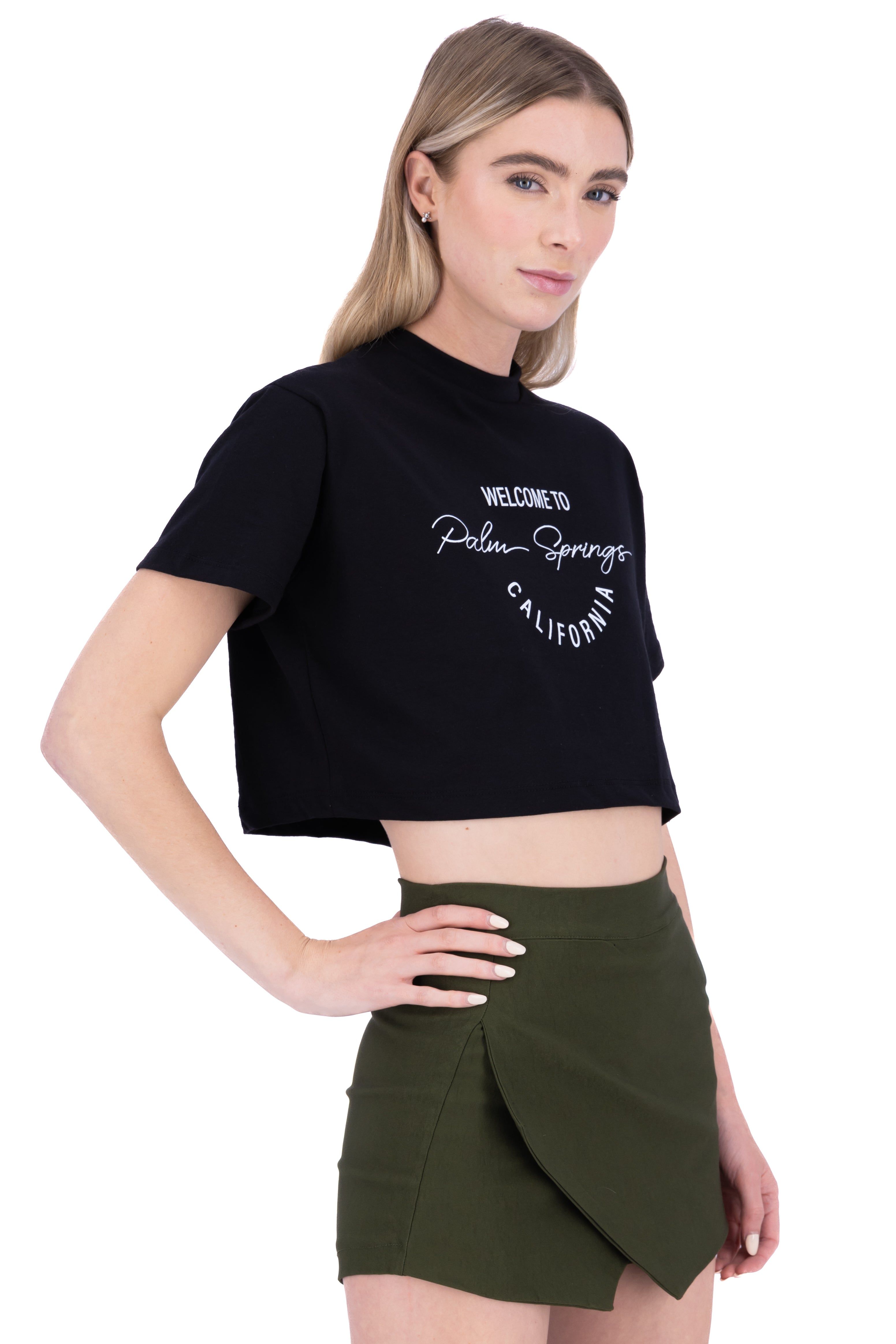 Playera crop boxy palm springs sold by Shasa product image thumbnail 3